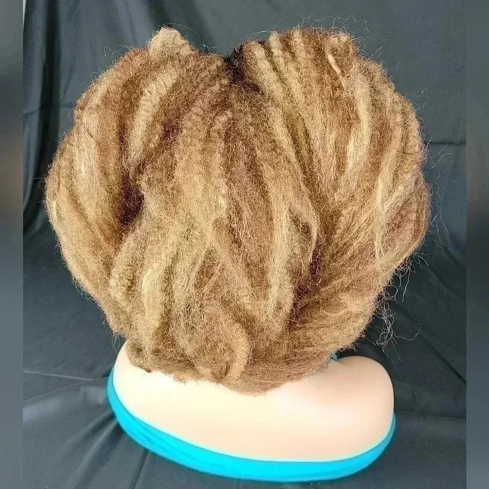 Gorgeous Braided  lace wig, short wig  ombre wigs, afro wig, 100% handmade  NWT - Picture 4 of 17